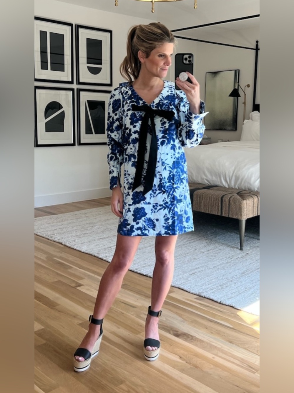 Tuckernuck Sapphire Bloom Bella Dress
